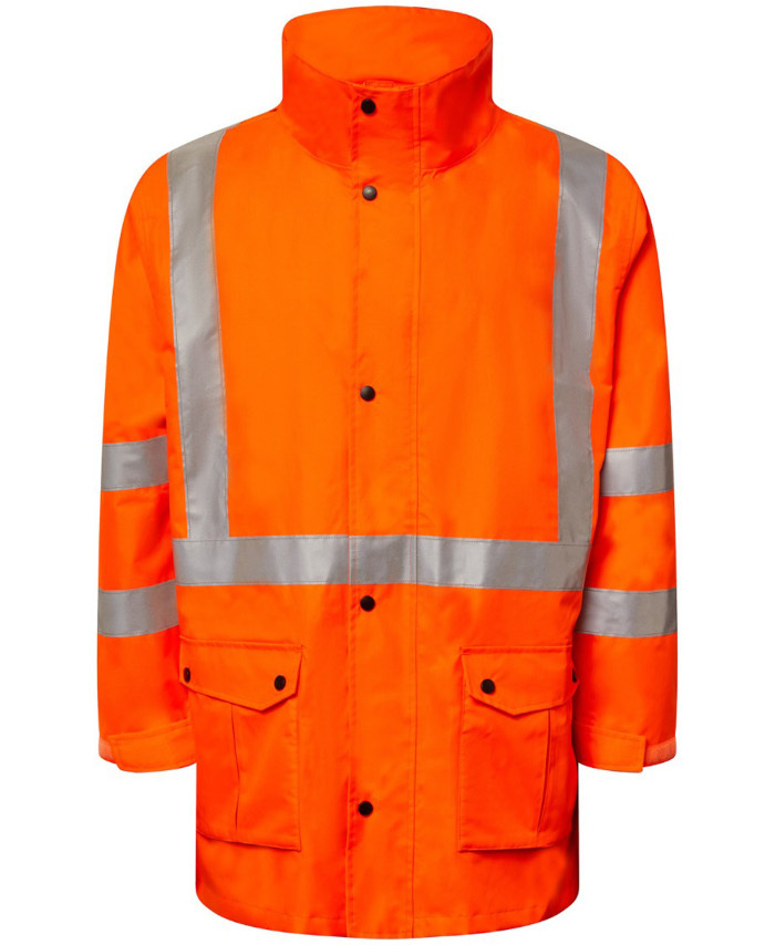 Vis Com Patterns NSW RAIL Hi Vis Reflective Jacket With X Pattern Tape - Workcraft