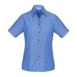 WORKWEAR, SAFETY & CORPORATE CLOTHING SPECIALISTS Ladies S/S Chamb. Shirt
