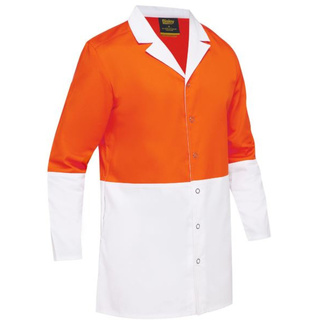 WORKWEAR, SAFETY & CORPORATE CLOTHING SPECIALISTS DISCONTINUED - TWO TONE HI VIS DUST COAT