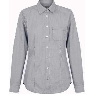 WORKWEAR, SAFETY & CORPORATE CLOTHING SPECIALISTS Women Westgarth - Gingham Long Sleeve Casual Slim Fit Shirt