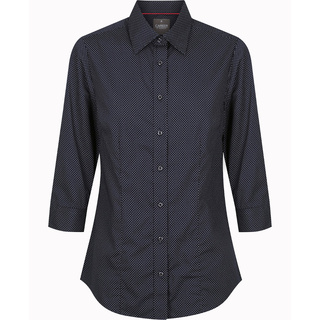 WORKWEAR, SAFETY & CORPORATE CLOTHING SPECIALISTS DISCONTINUED - SOHO - WOMEN'S 3/4 SLEEVE DOT PRINT SHIRT