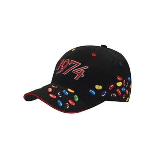 WORKWEAR, SAFETY & CORPORATE CLOTHING SPECIALISTS Brushed Heavy Cotton Cap with Jelly Bean Embroidery