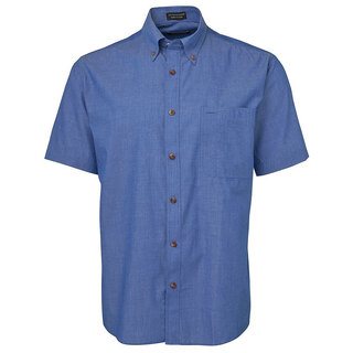 WORKWEAR, SAFETY & CORPORATE CLOTHING SPECIALISTS JB?? Short Sleeve Indigo Chambray Shirt