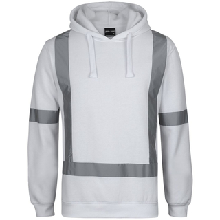 WORKWEAR, SAFETY & CORPORATE CLOTHING SPECIALISTS JB's FLEECE HOODIE WITH REFLECTIVE TAPE