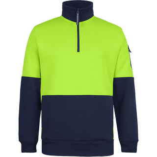 WORKWEAR, SAFETY & CORPORATE CLOTHING SPECIALISTS JB's 350G HV 1/2 ZIP TRADE FLEECE