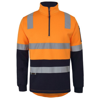 WORKWEAR, SAFETY & CORPORATE CLOTHING SPECIALISTS JB's 1/2 ZIP AUST. RAIL (D+N) FLEECE SWEATER
