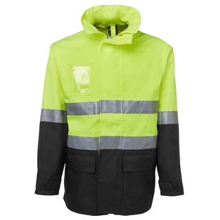 WORKWEAR, SAFETY & CORPORATE CLOTHING SPECIALISTS JB's HI VIS (D+N) LONG LINE JACKET