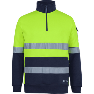WORKWEAR, SAFETY & CORPORATE CLOTHING SPECIALISTS JB's 350G HV (D+N) 1/2 ZIP TRADE FLEECE