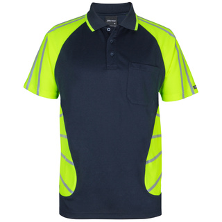 WORKWEAR, SAFETY & CORPORATE CLOTHING SPECIALISTS JB'S STREET SPIDER POLO WITH REFLECTIVE STRIPES