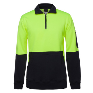 WORKWEAR, SAFETY & CORPORATE CLOTHING SPECIALISTS JB's HV 330G 1/2 ZIP FLEECE