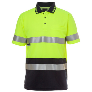 WORKWEAR, SAFETY & CORPORATE CLOTHING SPECIALISTS JB's HI VIS S/S (D+N) TRAD POLO