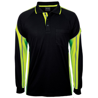 WORKWEAR, SAFETY & CORPORATE CLOTHING SPECIALISTS JB's L/S STREET PANEL POLO