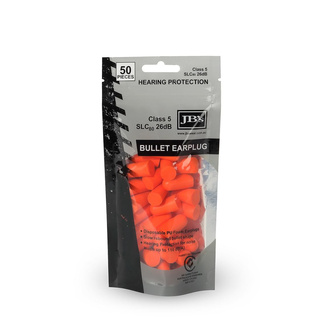WORKWEAR, SAFETY & CORPORATE CLOTHING SPECIALISTS JB'sBULLET SHAPED EARPLUG (50 PIECES)