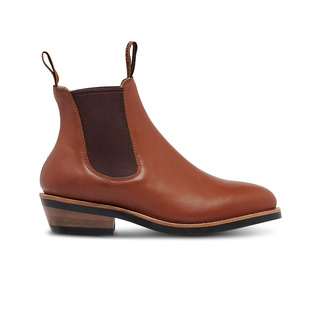 WORKWEAR, SAFETY & CORPORATE CLOTHING SPECIALISTS Women's Mustang Signature Pull-up Leather Boot - Tan