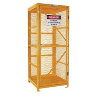 WORKWEAR, SAFETY & CORPORATE CLOTHING SPECIALISTS Forklift Storage Cage. 2 Storage Levels Up To 8 Forklift Cylinders