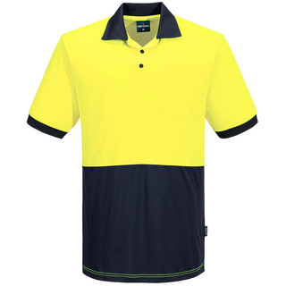 WORKWEAR, SAFETY & CORPORATE CLOTHING SPECIALISTS Hi Vis Class D Contrast Polo Shirt S/S