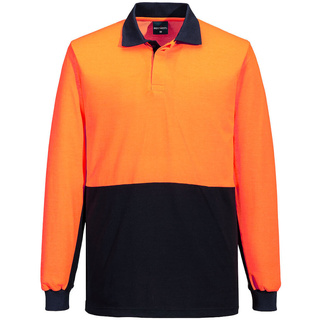 WORKWEAR, SAFETY & CORPORATE CLOTHING SPECIALISTS Hi-Vis Contrast Class D Polo Shirt L/S