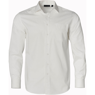 WORKWEAR, SAFETY & CORPORATE CLOTHING SPECIALISTS Men's Dobby Striped Taped L/S Shirt