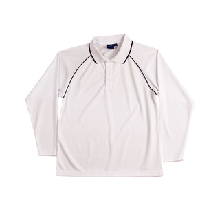 WORKWEAR, SAFETY & CORPORATE CLOTHING SPECIALISTS Kid's Cooldry Raglan L/S Polo