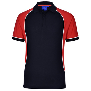WORKWEAR, SAFETY & CORPORATE CLOTHING SPECIALISTS Men's Truedry Tri-Colour S/S Pique Polo
