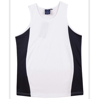 WORKWEAR, SAFETY & CORPORATE CLOTHING SPECIALISTS Men's Cooldry Contrast Mesh Singlet