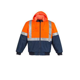 WORKWEAR, SAFETY & CORPORATE CLOTHING SPECIALISTS Mens Hi Vis Quilted Flying Jacket