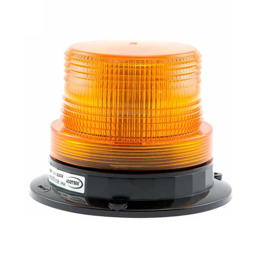WORKWEAR, SAFETY & CORPORATE CLOTHING SPECIALISTS Small 4 LED Beacon Amber Hardwire 12-24V