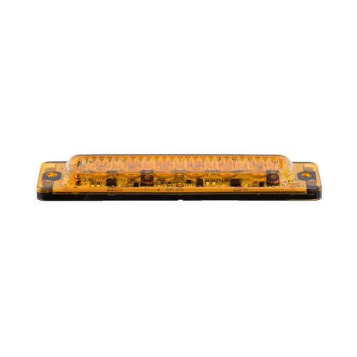 WORKWEAR, SAFETY & CORPORATE CLOTHING SPECIALISTS Slim LED Cluster Programmable 6x2W Amber/Clear 12-24VDC