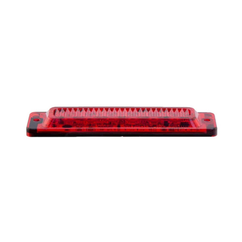 WORKWEAR, SAFETY & CORPORATE CLOTHING SPECIALISTS LED Beacon Mini Bar Red 12xLED Magnetic Base 12-24V