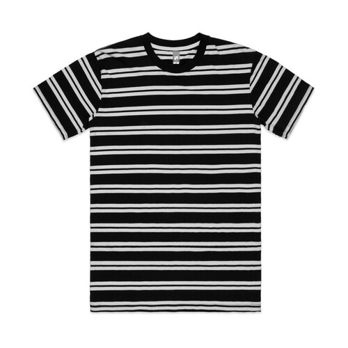 WORKWEAR, SAFETY & CORPORATE CLOTHING SPECIALISTS - MENS CLASSIC STRIPE TEE