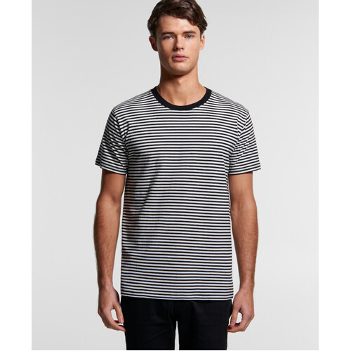 WORKWEAR, SAFETY & CORPORATE CLOTHING SPECIALISTS - MENS BOWERY STRIPE TEE