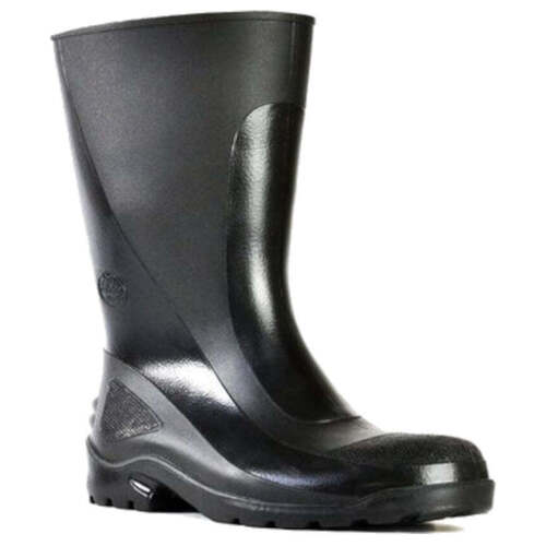 WORKWEAR, SAFETY & CORPORATE CLOTHING SPECIALISTS Utility Gumboots - Handyman 400 - Black PVC 400mm Non Safety Gumboot