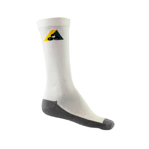 WORKWEAR, SAFETY & CORPORATE CLOTHING SPECIALISTS - Bowls Logo White Health Socks