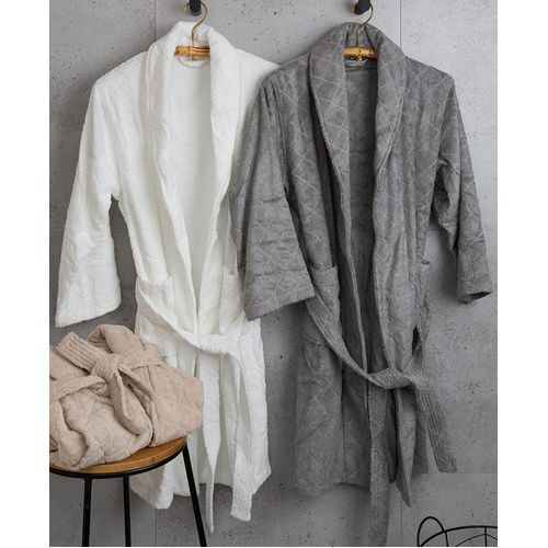 WORKWEAR, SAFETY & CORPORATE CLOTHING SPECIALISTS Bath Robe - Medium (150-175cm )