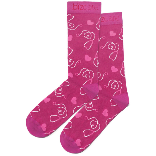 WORKWEAR, SAFETY & CORPORATE CLOTHING SPECIALISTS - PINK RIBBON U Comfort Socks