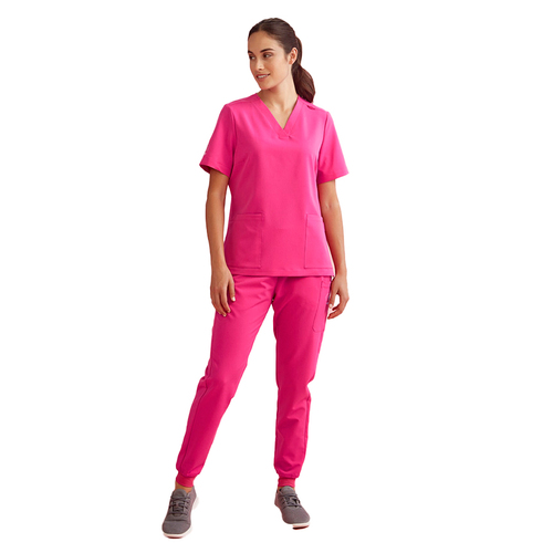 WORKWEAR, SAFETY & CORPORATE CLOTHING SPECIALISTS PINK RIBBON Womens Jogger Scrub pant