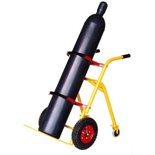 WORKWEAR, SAFETY & CORPORATE CLOTHING SPECIALISTS - **Price ex. works** Easy Roll 4 Wheeled Trolley Medium Yellow 160-230mm