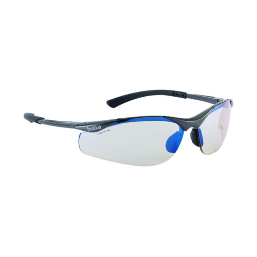 WORKWEAR, SAFETY & CORPORATE CLOTHING SPECIALISTS - CONTOUR Dark Gun Frame ESP Dark Lens - Spectacles