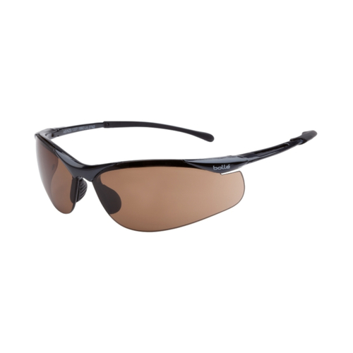 WORKWEAR, SAFETY & CORPORATE CLOTHING SPECIALISTS - CONTOUR Dark Gun Frame PLATINUM AS/AF Bronze Lens - Spectacles