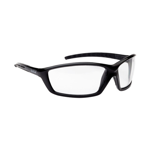 WORKWEAR, SAFETY & CORPORATE CLOTHING SPECIALISTS PROWLER Gloss Black Frame AS/AF Clear Lens - Spectacles