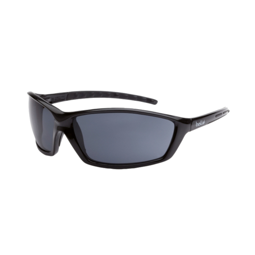 WORKWEAR, SAFETY & CORPORATE CLOTHING SPECIALISTS - PROWLER Gloss Black Frame AS/AF Smoke Lens - Spectacles