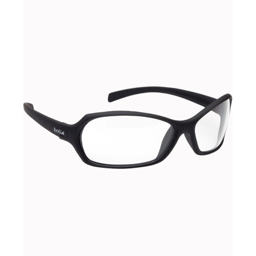 WORKWEAR, SAFETY & CORPORATE CLOTHING SPECIALISTS - HURRICANE Black Frame AS/AF Clear Lens - Spectacles