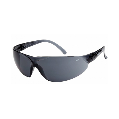 WORKWEAR, SAFETY & CORPORATE CLOTHING SPECIALISTS - HURRICANE Black Frame AS/AF Smoke Lens - Spectacles