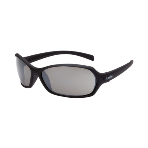 WORKWEAR, SAFETY & CORPORATE CLOTHING SPECIALISTS - HURRICANE Black Frame Silver Flash Lens - Spectacles