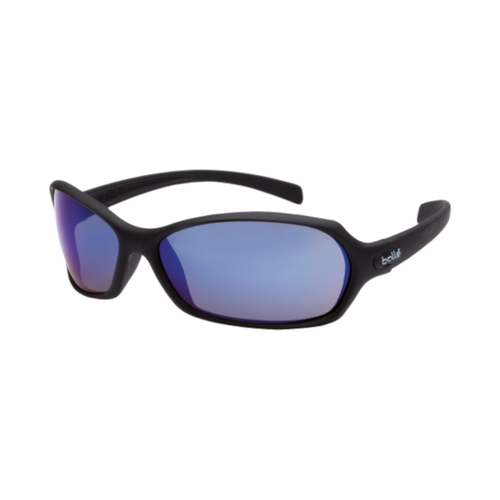 WORKWEAR, SAFETY & CORPORATE CLOTHING SPECIALISTS - HURRICANE Black Frame Blue Flash Lens - Spectacles