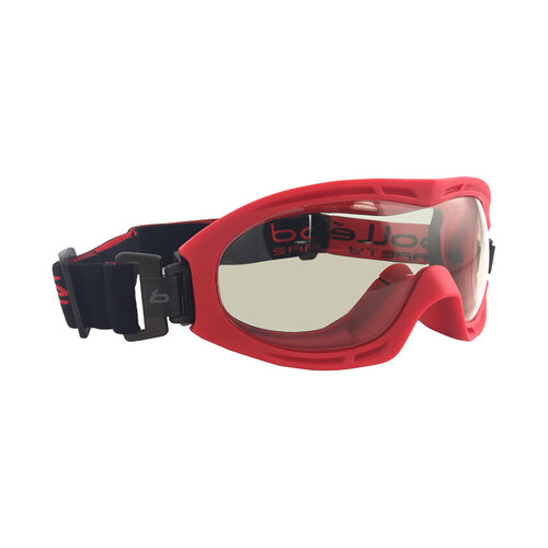 WORKWEAR, SAFETY & CORPORATE CLOTHING SPECIALISTS - DISCONTINUED - BACKDRAFT RED FIRE GOGGLE CSP PLATINUM LENS - Goggles