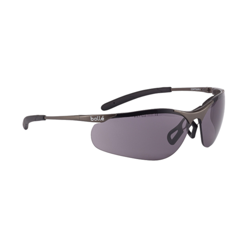 WORKWEAR, SAFETY & CORPORATE CLOTHING SPECIALISTS - Contour With Metal Frame Smoke AS/AF Lens - Pouch Included