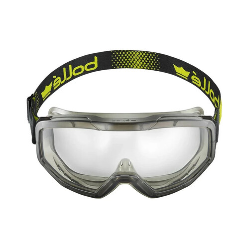 WORKWEAR, SAFETY & CORPORATE CLOTHING SPECIALISTS - GLOBE GOGGLE PC Clear Platinum Lite Top Bottom Indirect Vented