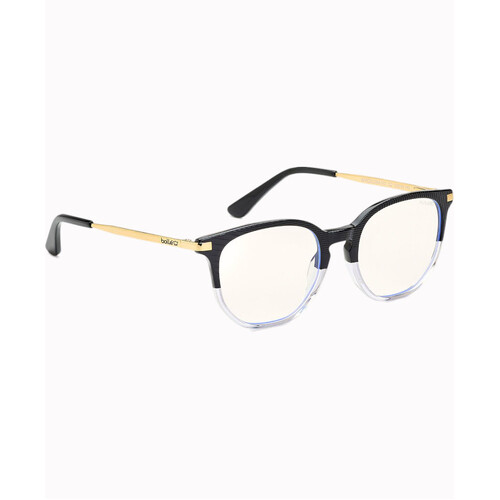 WORKWEAR, SAFETY & CORPORATE CLOTHING SPECIALISTS - BARCELONA - Women ProBlu Clear Lens Blk/Clr Frame W/Gold Metal Temple & Blk Temple Tip