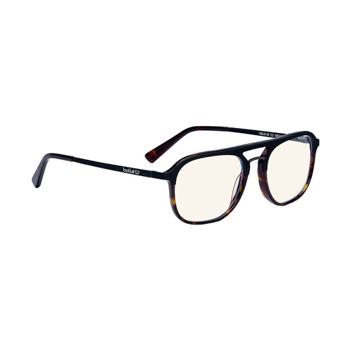 WORKWEAR, SAFETY & CORPORATE CLOTHING SPECIALISTS - OSLO - Men ProBlu Clear Lens Matt Blk/Brn Tortoise Frame W/Matt Blk Temple & Brn Tortoise Tip